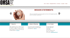 Desktop Screenshot of omsaservices.com